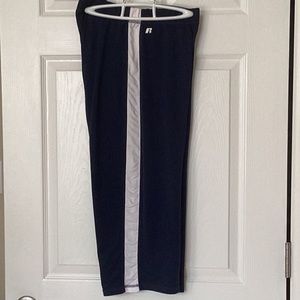 Vintage Russell Athletic wide leg crop fitness pants Sz S capris track pants